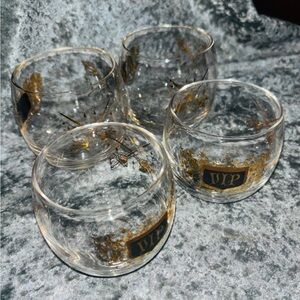 Vintage VIP cocktail glasses